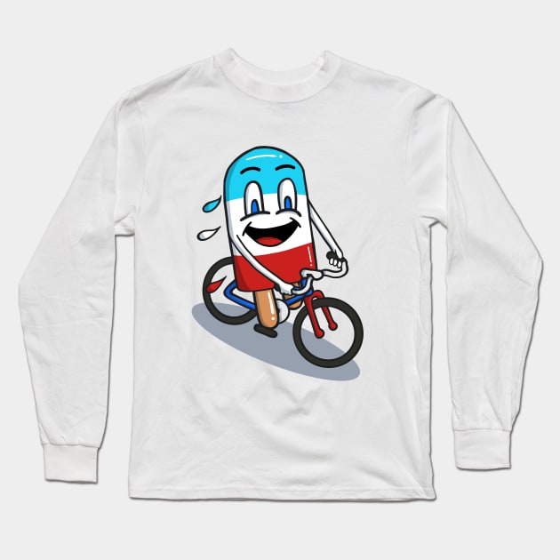 Pop Cycle Long Sleeve T-Shirt by chawlie